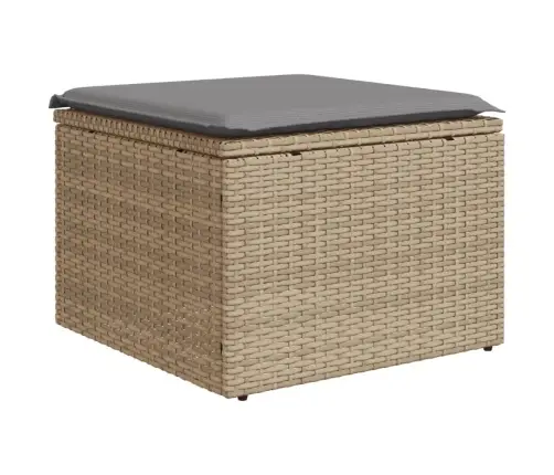 8-Osaline Aiadiivani Komplekt Patjadega, Beež, Polürotang