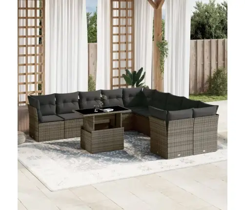 11-Osaline Aiadiivani Komplekt Patjadega, Hall, Polürotang