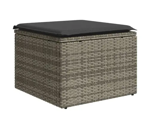 Sofos Komplektas Su Pagalvėlėmis, 6 Dalių, Pilkas, Poliratanas