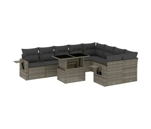 10-Osaline Aiadiivani Komplekt Patjadega, Hall, Polürotang