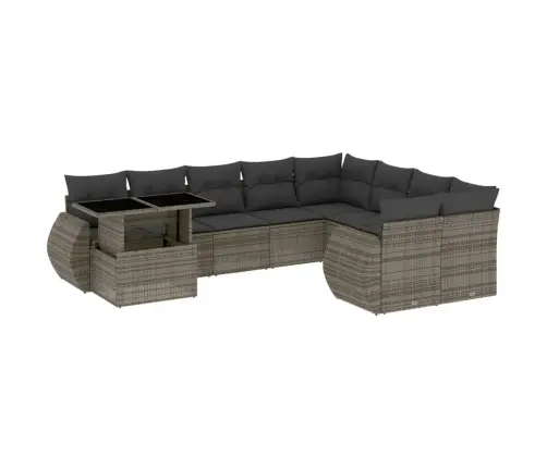 10-Osaline Aiadiivani Komplekt Patjadega, Hall, Polürotang