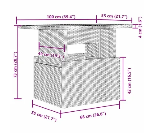 11-Osaline Aiadiivani Komplekt Patjadega, Must, Polürotang