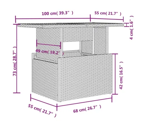9-Osaline Aiadiivani Komplekt Patjadega, Helehall, Polürotang