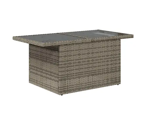 Sodo Komplektas Su Pagalvėlėmis, 8 Dalių, Pilkas, Poliratanas