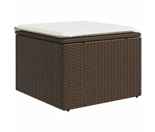 8-Osaline Aiadiivani Komplekt Patjadega, Pruun, Polürotang