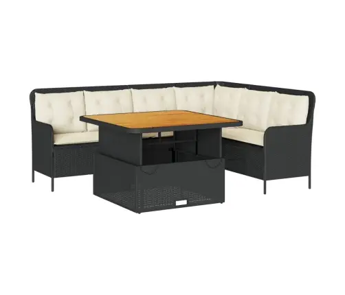 2-Daļīgs Dārza Dīvāna Komplekts Ar Matračiem, Pe Rotangpalma Vidaxl