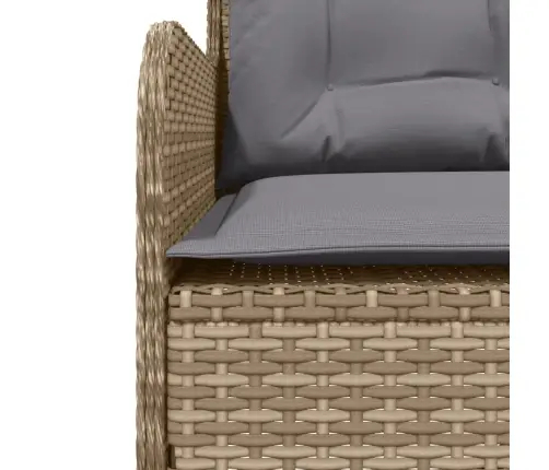 2-Osaline Aiadiivani Komplekt Patjadega, Beež, Polürotang