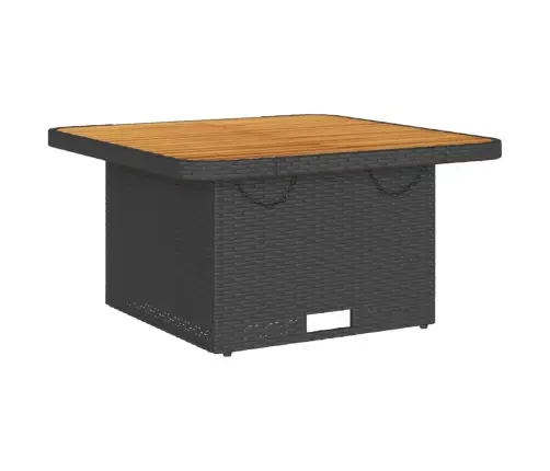 3-Daļīgs Dārza Atpūtas Mēbeļu Komplekts, Melna Pe Rotangpalma Vidaxl