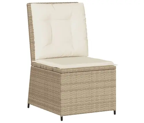 5-Osaline Aiamööbli Komplekt Patjadega, Beež, Polürotang