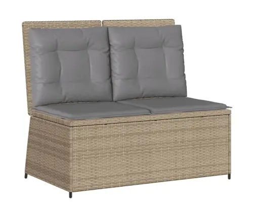 7-Daļīgs Dārza Mēbeļu Komplekts Ar Spilveniem, Pe Rotangpalma Vidaxl