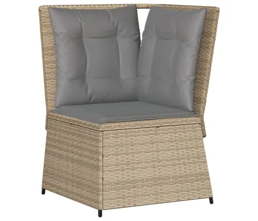 7-Daļīgs Dārza Mēbeļu Komplekts Ar Spilveniem, Pe Rotangpalma Vidaxl