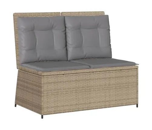 7-Daļīgs Dārza Mēbeļu Komplekts Ar Spilveniem, Pe Rotangpalma Vidaxl