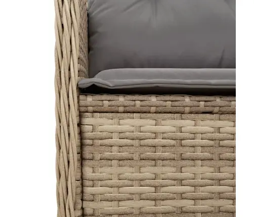 7-Daļīgs Dārza Mēbeļu Komplekts Ar Spilveniem, Pe Rotangpalma Vidaxl