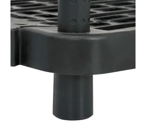 Hoiuriiul 5-Korruseline, Must, 91,5 X 45,7 X 185 cm Plast