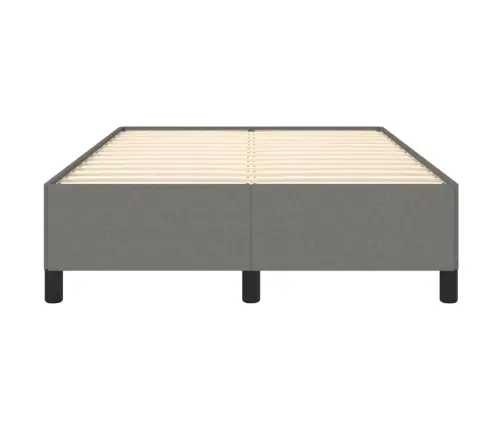 Gultas Rāmis Bez Matrača Tumši Pelēks 120X190 Cm Audums Vidaxl