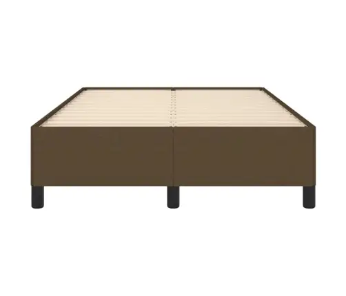 Gultas Rāmis Bez Matrača Tumši Pelēks 120X190 Cm Audums Vidaxl