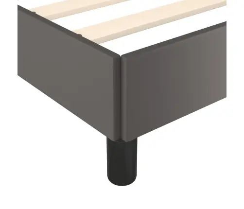 Lovos Rėmas Be Čiužinio, Pilka, 120X190cm Dirbt. Oda