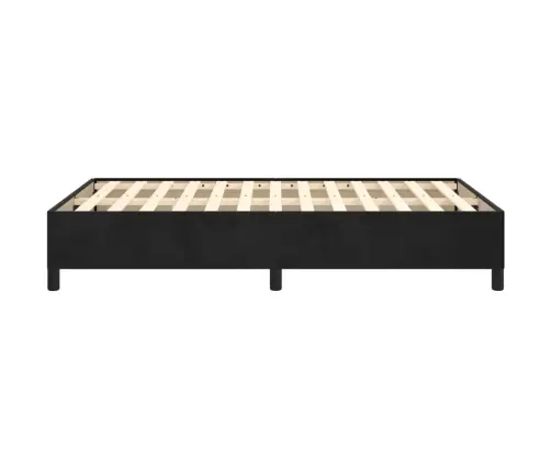 Lovos Rėmas Be Čiužiniu, Juodas, 120X190 cm Aksomas