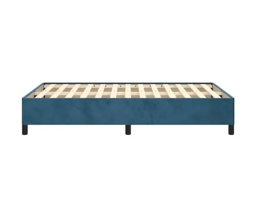 Gultas Rāmis Bez Matrača Tumši Zils 120X190 Cm Samts Vidaxl Gultas Rāmis Bez Matrača Tumši Zils 120X190 Cm Samts Vidaxl
