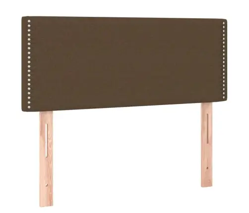 Atsperu Gulta Ar Matraci, Tumši Brūns Audums, 120X190 Cm Vidaxl