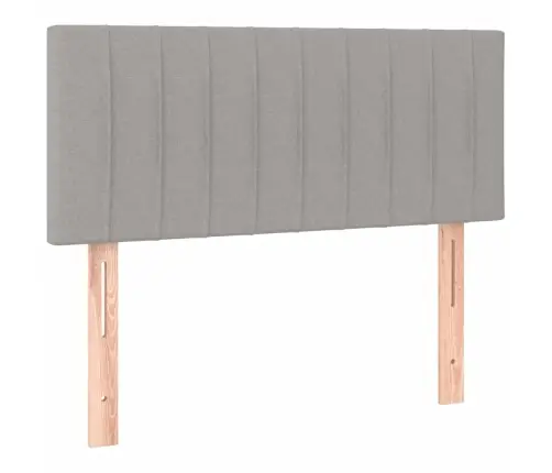 Kontinentaalvoodi Madratsiga, Helehall, 120 X 190 cm Kangas