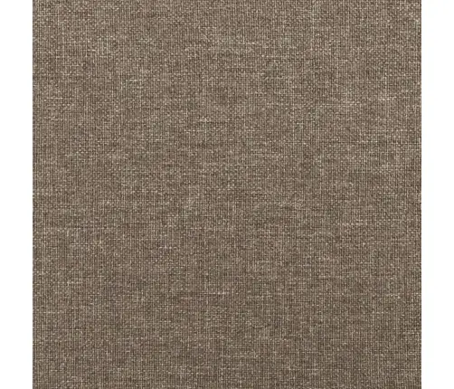 Atsperu Gulta Ar Matraci, Pelēkbrūns Audums, 120X190 Cm Vidaxl