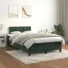 Atsperu Gulta Ar Matraci, Tumši Zaļš Samts, 120X190 Cm Vidaxl Atsperu Gulta Ar Matraci, Tumši Zaļš Samts, 120X190 Cm Vidaxl