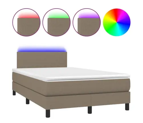 Kontinentaalvoodi Madratsi Ja Lediga, Pruunikashall, 120X190 Cm