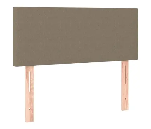 Lova Su Spyruoklėmis/Čiužiniu/Led, Taupe, 120X190cm Audinys