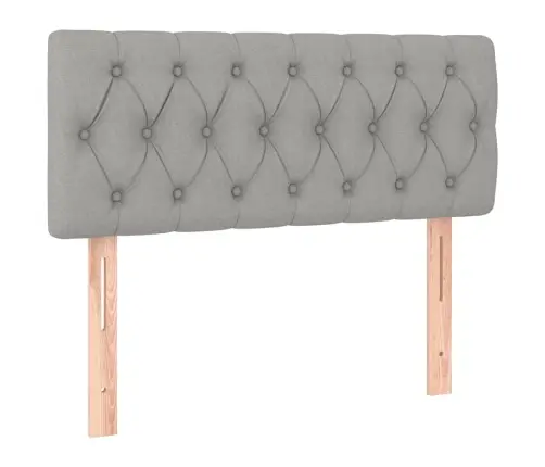 Lova Su Spyruoklėmis/Čiužiniu/Led, Pilka, 120X190cm Audinys