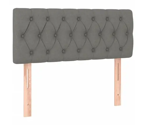 Kontinentaalvoodi, Madrats Ja Led, Tumehall, 120X190 cm Kangas