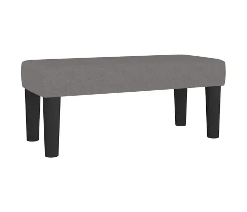 Lova Su Spyruoklėmis Ir Čiužiniu, Pilka, 120X190cm Audinys