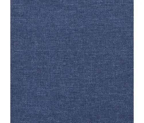 Atsperu Gulta Ar Matraci, Zils Audums, 120X190 Cm Vidaxl