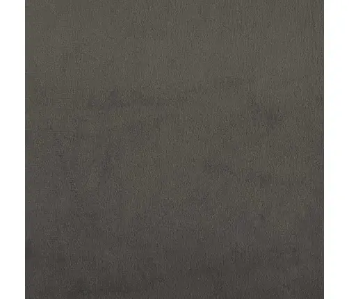 Atsperu Gulta Ar Matraci, Tumši Pelēks Samts, 120X190 Cm Vidaxl
