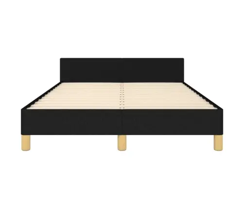 Voodiraam Ilma Madratsiga, Must, 120X190 cm Kangas