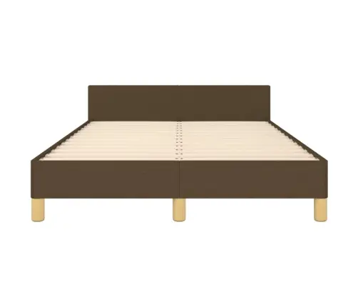 Lovos Rėmas Be Čiužinio, Tamsiai Rudas, 120X190cm Audinys