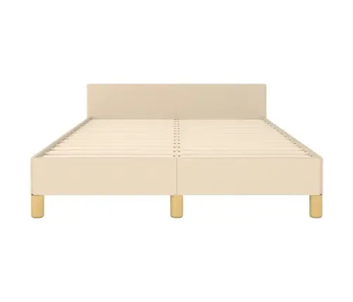 Lovos Rėmas Be Čiužinio, Kreminis, 120X190cm Audinys