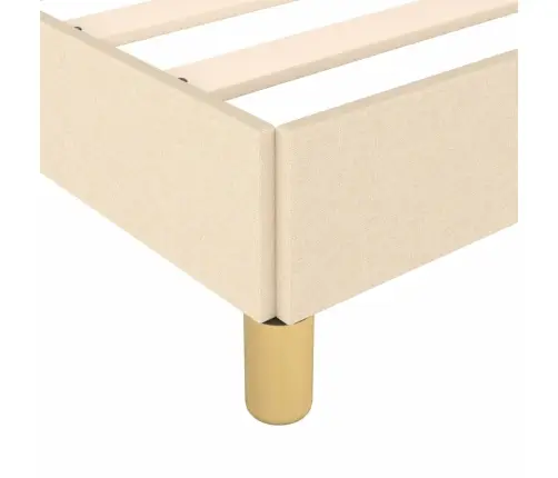 Lovos Rėmas Be Čiužinio, Kreminis, 120X190cm Audinys