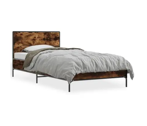 Lovos Rėmas, Dūminio Ąžuolo, 90X200cm Mediena Ir Metalas