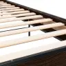 Lovos Rėmas, Rudas Ąžuolo, 90X200cm Apdirbta Mediena/Metalas
