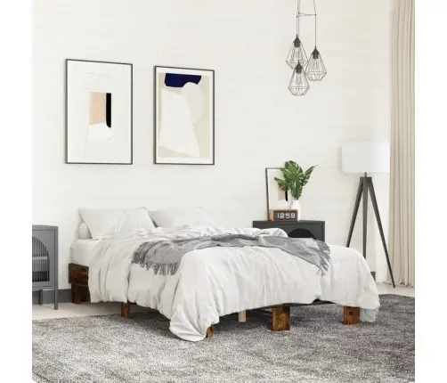 Lovos Rėmas, Dūminio Ąžuolo, 140X200cm Mediena Ir Metalas