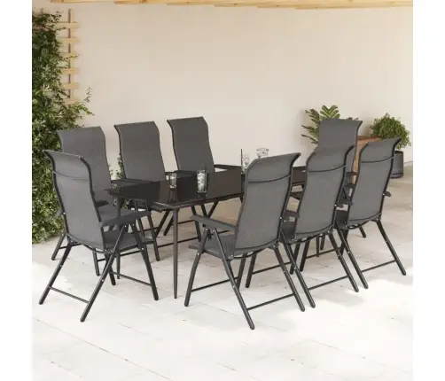 Kokkupandavad Aiatoolid 8 Tk, Hall, Polürotang Kokkupandavad Aiatoolid 8 Tk, Hall, Polürotang