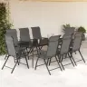 Kokkupandavad Aiatoolid 8 Tk, Hall, Polürotang Kokkupandavad Aiatoolid 8 Tk, Hall, Polürotang