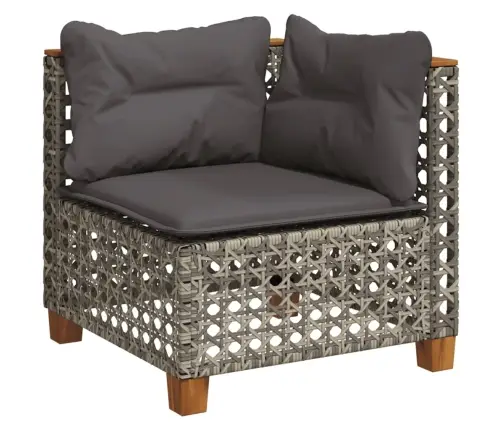 8-Osaline Aiadiivani Komplekt Patjadega, Hall, Polürotang