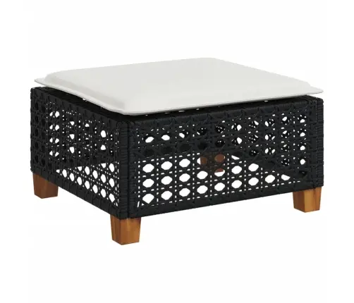 4-Daļīgs Dārza Dīvāna Komplekts Ar Matračiem, Pe Rotangpalma Vidaxl