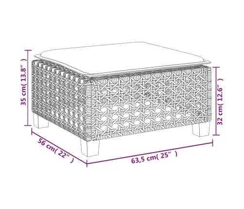 Sofos Komplektas Su Pagalvėlėmis, 5 Dalių, Smėlio, Poliratanas