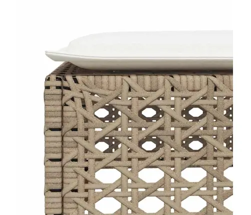 Sofos Komplektas Su Pagalvėlėmis, 5 Dalių, Smėlio, Poliratanas