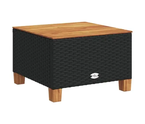 Sofos Komplektas Su Pagalvėlėmis, 6 Dalių, Juodas, Poliratanas