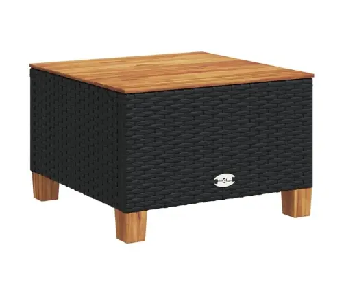 Sofos Komplektas Su Pagalvėlėmis, 7 Dalių, Juodas, Poliratanas