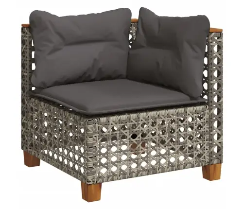 8-Osaline Aiadiivani Komplekt Patjadega, Hall, Polürotang